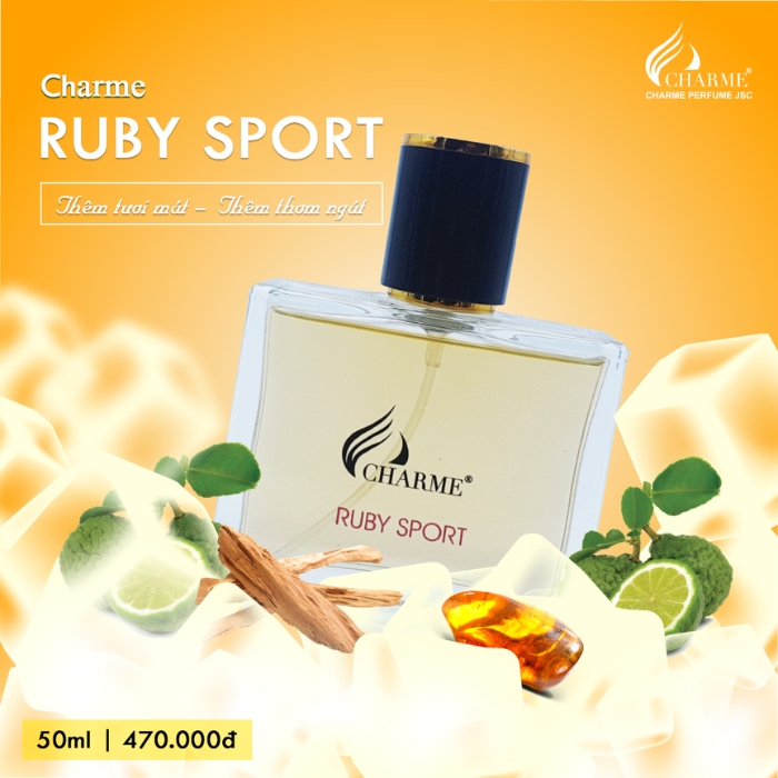 Nước hoa Nam Charme Ruby Sport 50ml