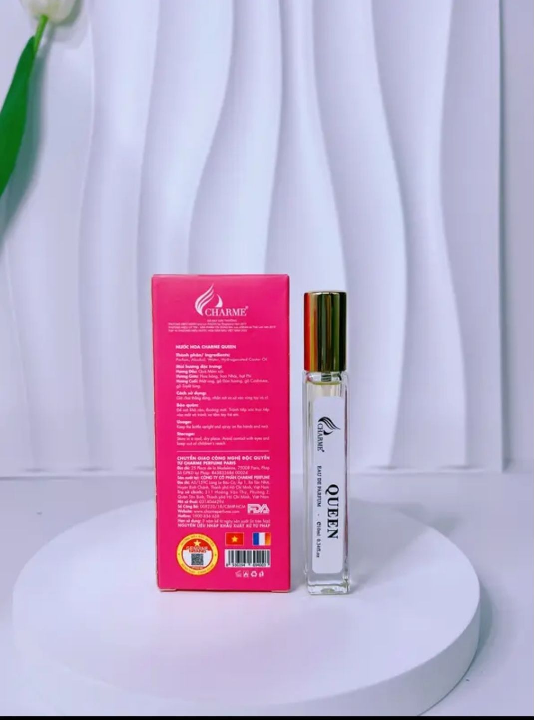 Nước hoa Charme Queen 10ml mini cho nữ