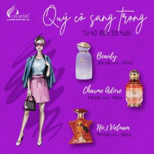 Nước hoa nữ tuổi trung niên sang trọng, tinh tế
