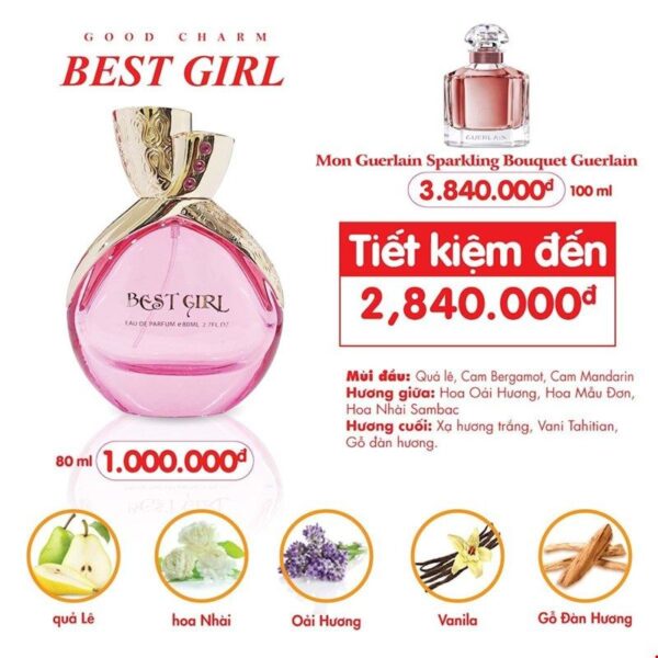 Nước hoa Goodcharrme Best Girl 10ml