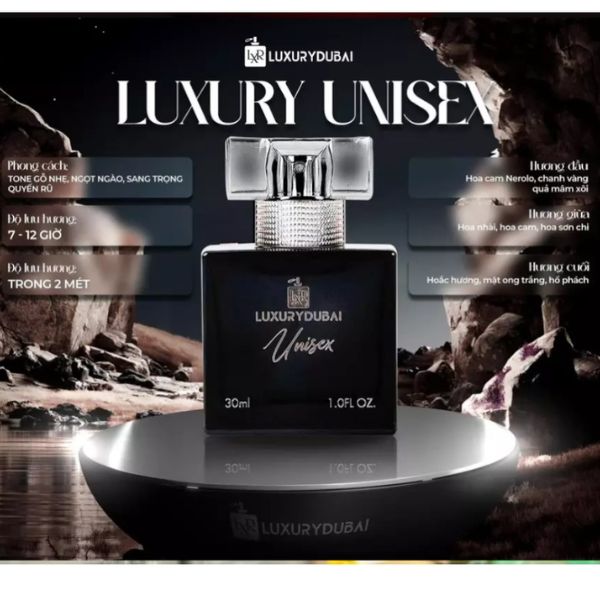 Nước hoa Luxury Dubai Unisex 30ml cho nam và nữ